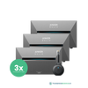 3 x Anker Solix Solarbank 3 E2700 Pro